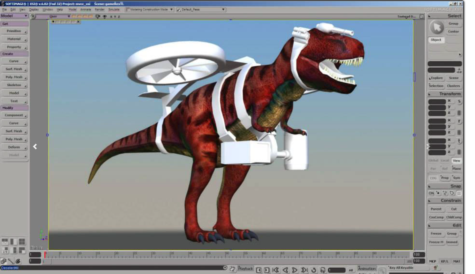 Modeling Dinosaurs